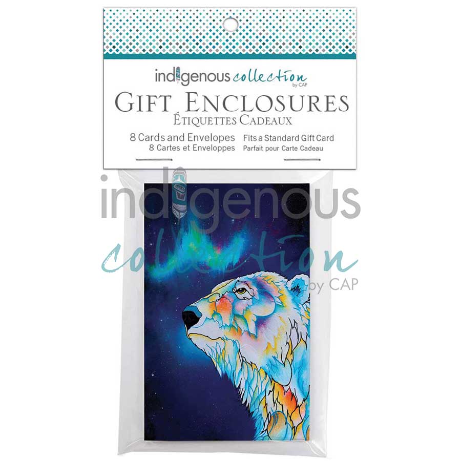 Aurora Dreamer Gift Enclosure Cards by artist Micqaela Jones. Indigenous Collection.