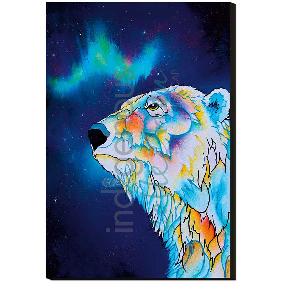 Aurora Dreamer by artist Micqaela Jones - Te-Moak. Indigenous Collection