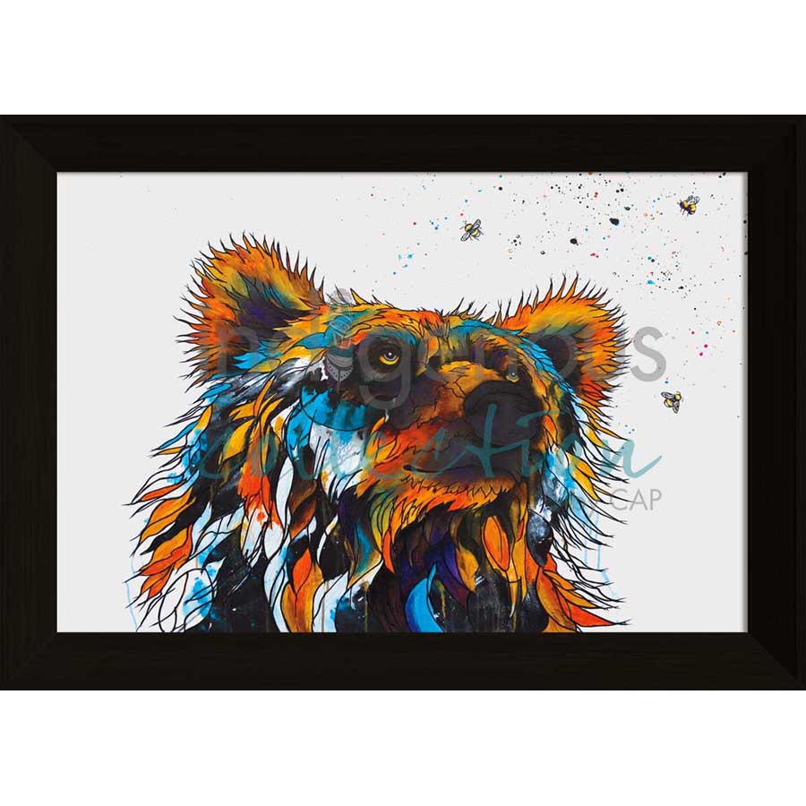 Gentle Giant by artist Micqaela Jones - Te-Moak. Indigenous Collection