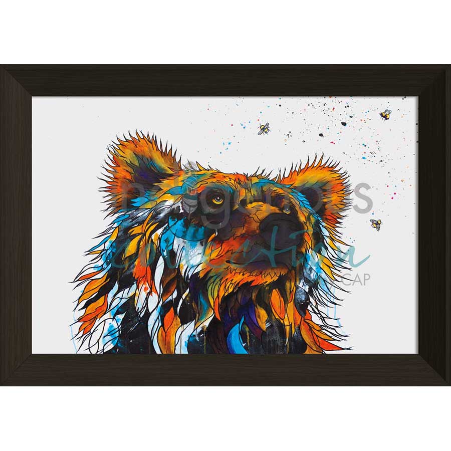 Gentle Giant by artist Micqaela Jones - Te-Moak. Indigenous Collection