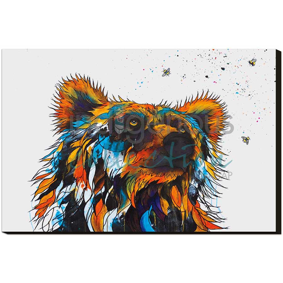 Gentle Giant by artist Micqaela Jones - Te-Moak. Indigenous Collection