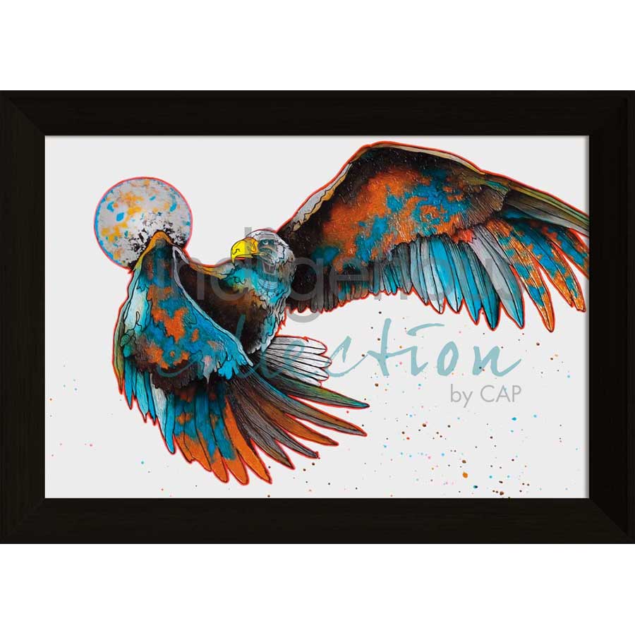 Lunar Ascension by artist Micqaela Jones - Te-Moak. Indigenous Collection