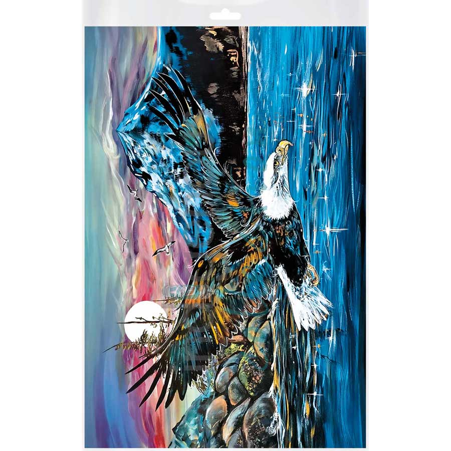 Eagle Lake by artist Carla Joseph - Métis/Cree. Indigenous Collection