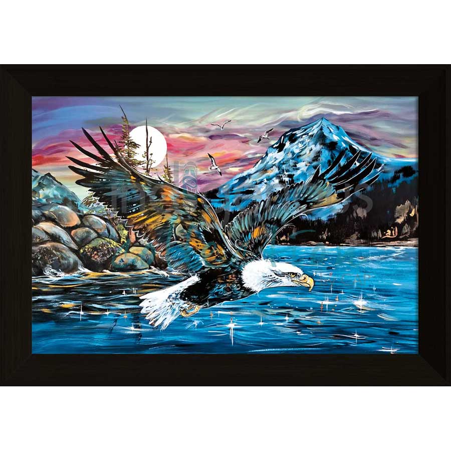 Eagle Lake by artist Carla Joseph - Métis/Cree. Indigenous Collection