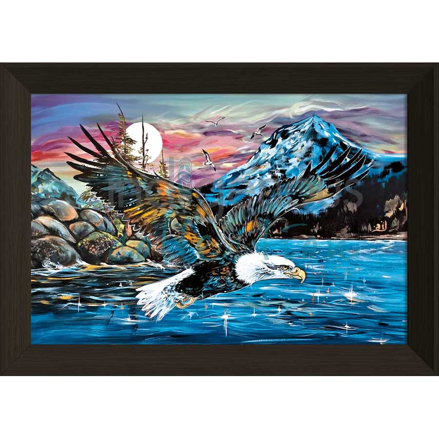 Eagle Lake by artist Carla Joseph - Métis/Cree. Indigenous Collection