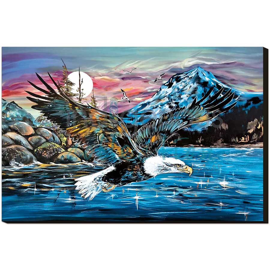 Eagle Lake by artist Carla Joseph - Métis/Cree. Indigenous Collection