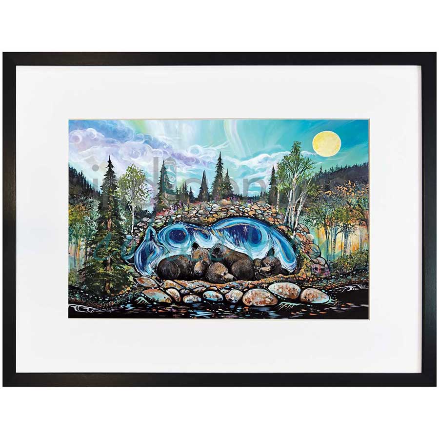 Bear's Den by artist Carla Joseph - Métis/Cree. Indigenous Collection
