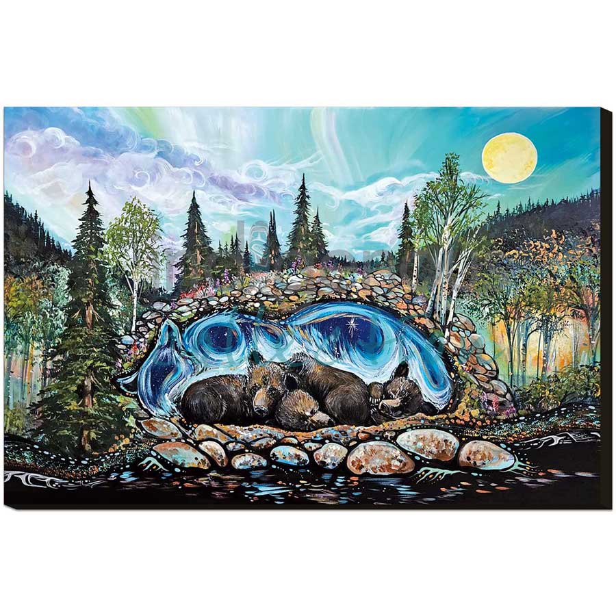 Bear's Den by artist Carla Joseph - Métis/Cree. Indigenous Collection
