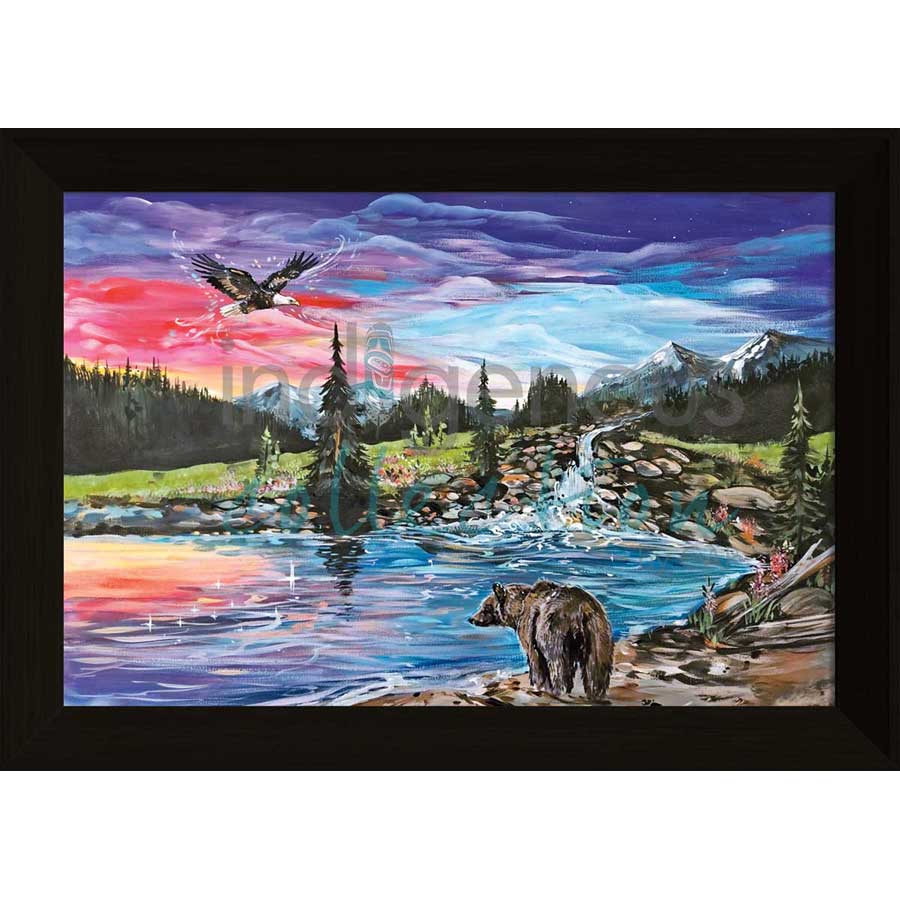 A Quiet Place by artist Carla Joseph - Métis/Cree. Indigenous Collection