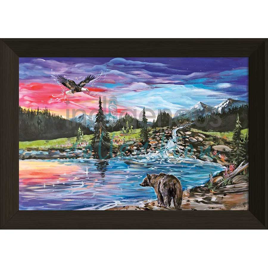 A Quiet Place by artist Carla Joseph - Métis/Cree. Indigenous Collection