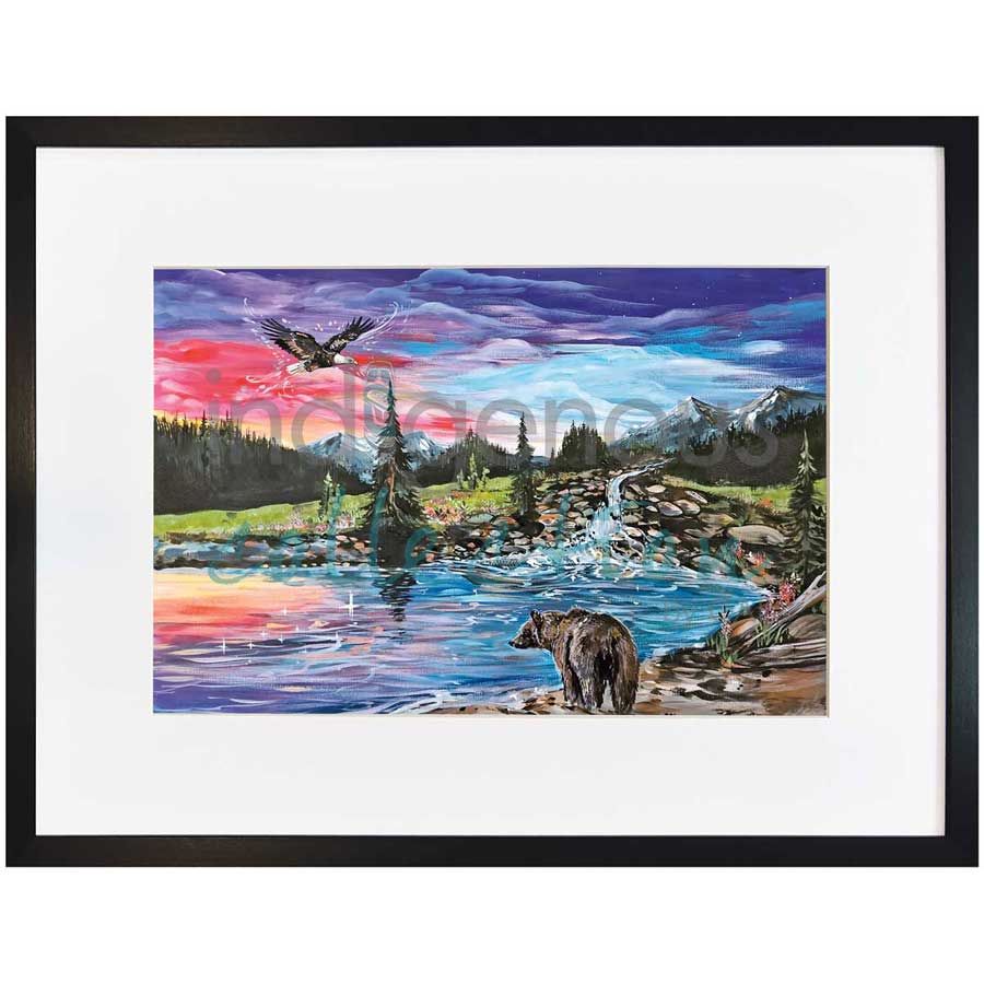 A Quiet Place by artist Carla Joseph - Métis/Cree. Indigenous Collection