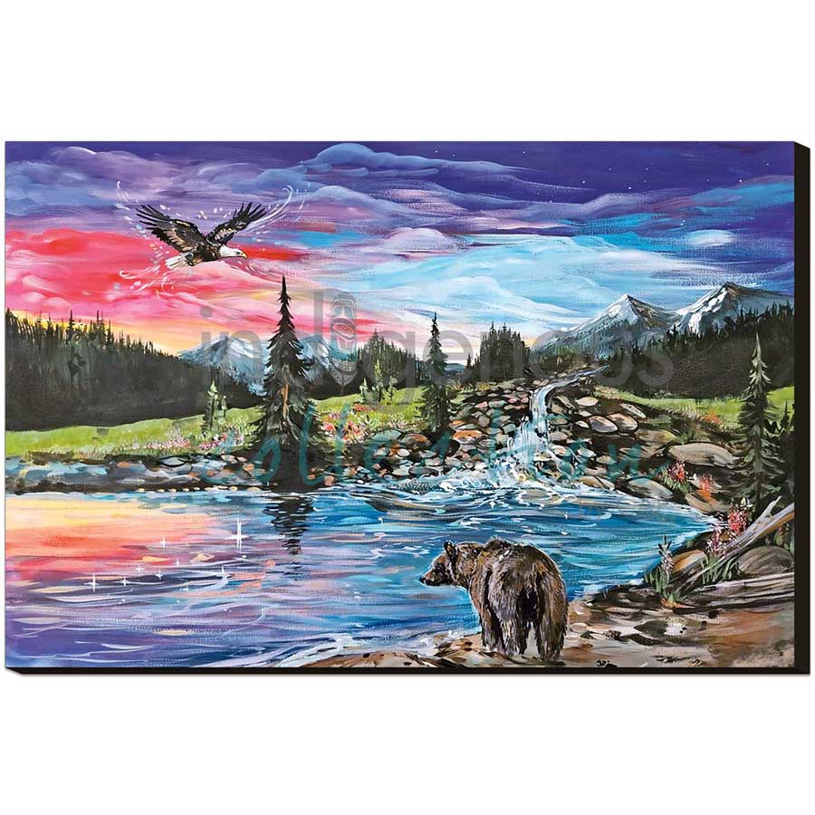 A Quiet Place by artist Carla Joseph - Métis/Cree. Indigenous Collection