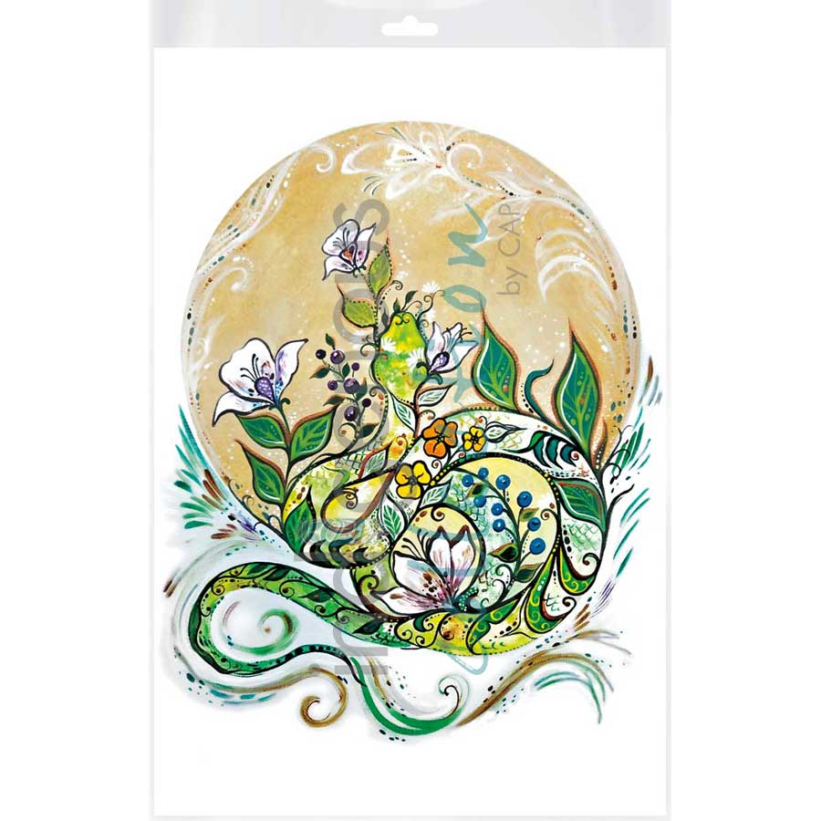 Snake Garden by artist Carla Joseph - Métis/Cree. Indigenous Collection