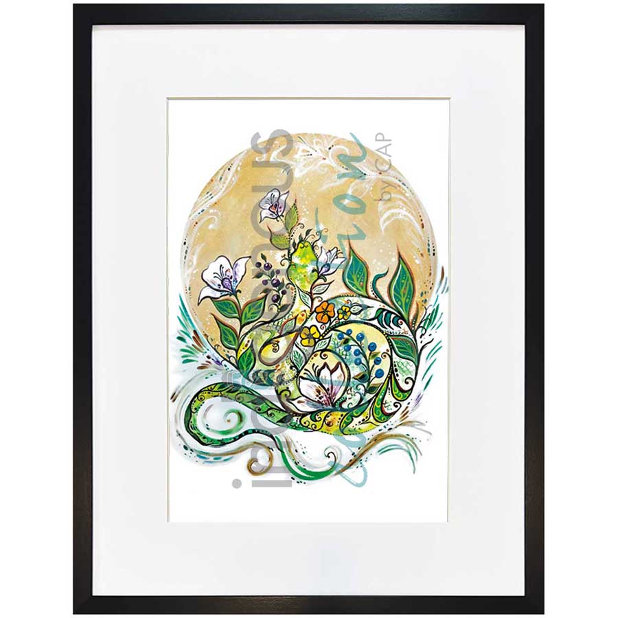 Snake Garden by artist Carla Joseph - Métis/Cree. Indigenous Collection