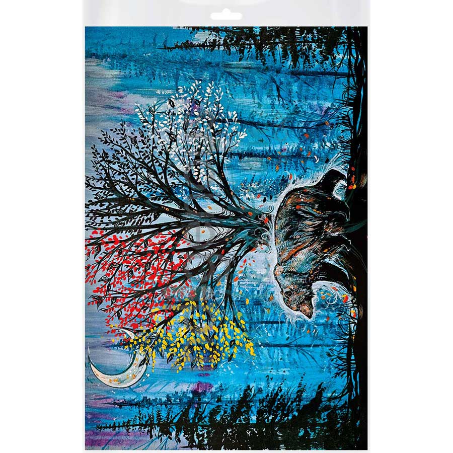 Medicine Bear by artist Carla Joseph - Métis/Cree. Indigenous Collection