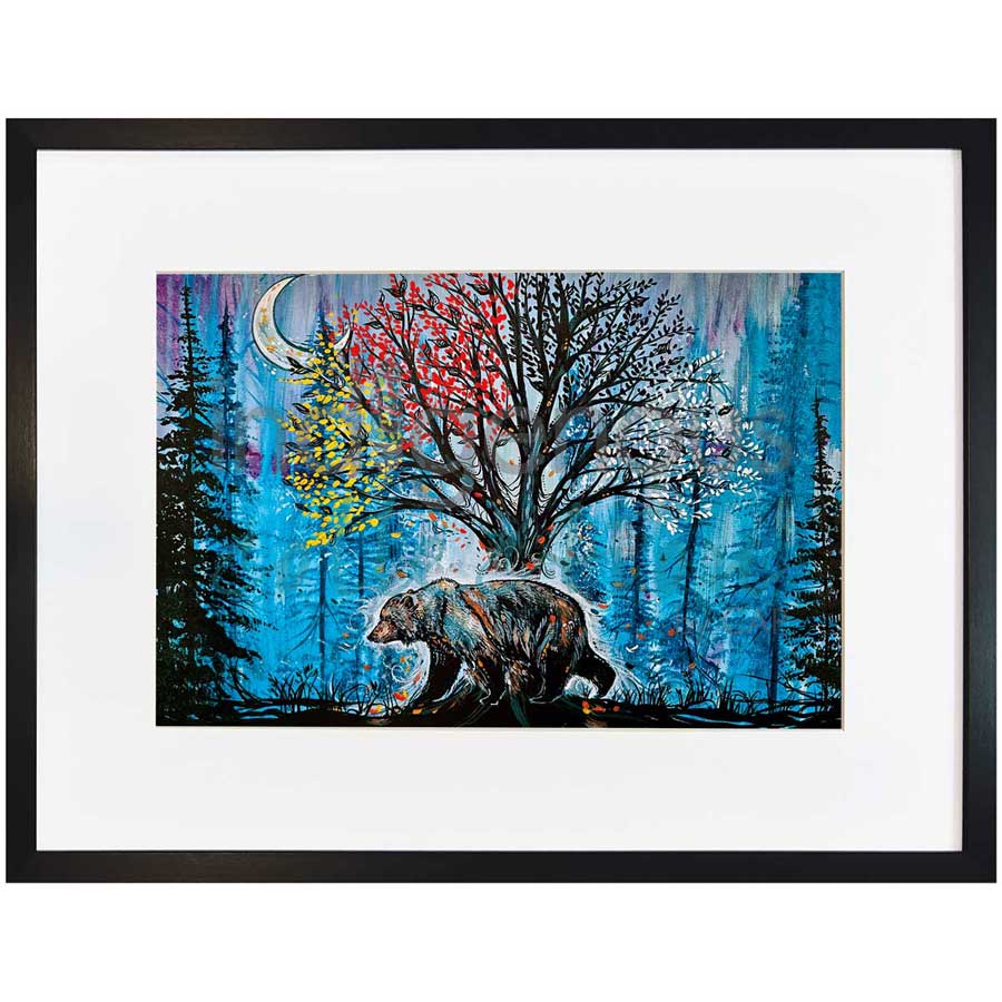 Medicine Bear by artist Carla Joseph - Métis/Cree. Indigenous Collection