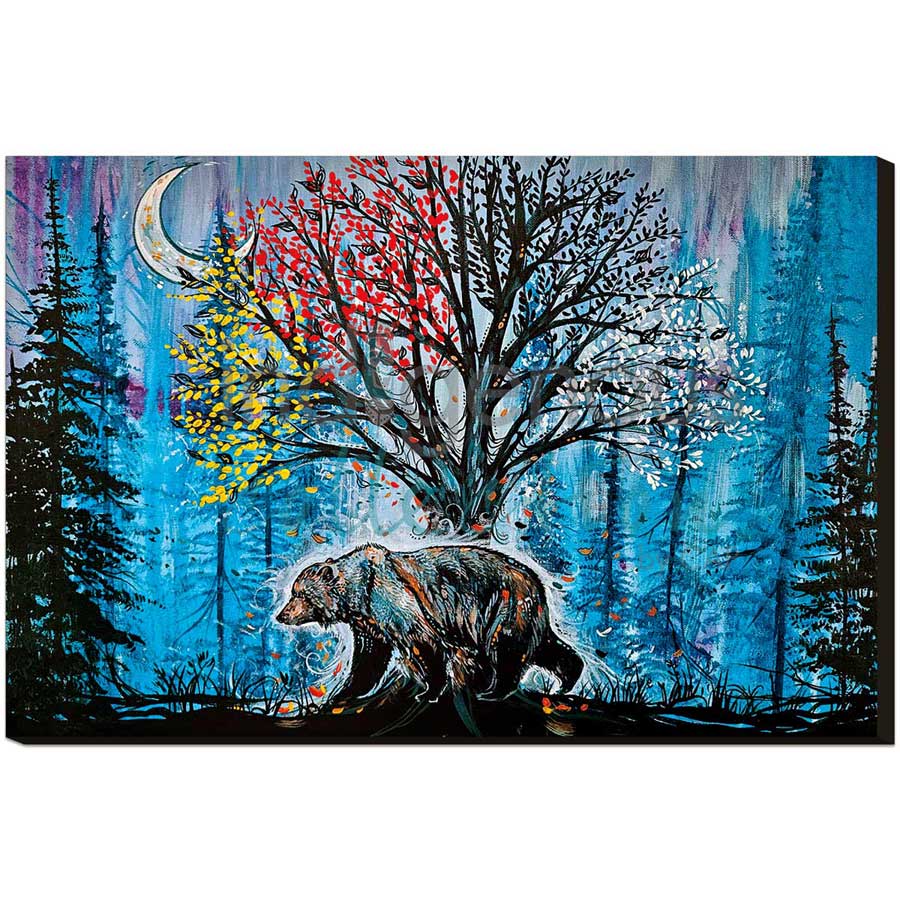 Medicine Bear by artist Carla Joseph - Métis/Cree. Indigenous Collection