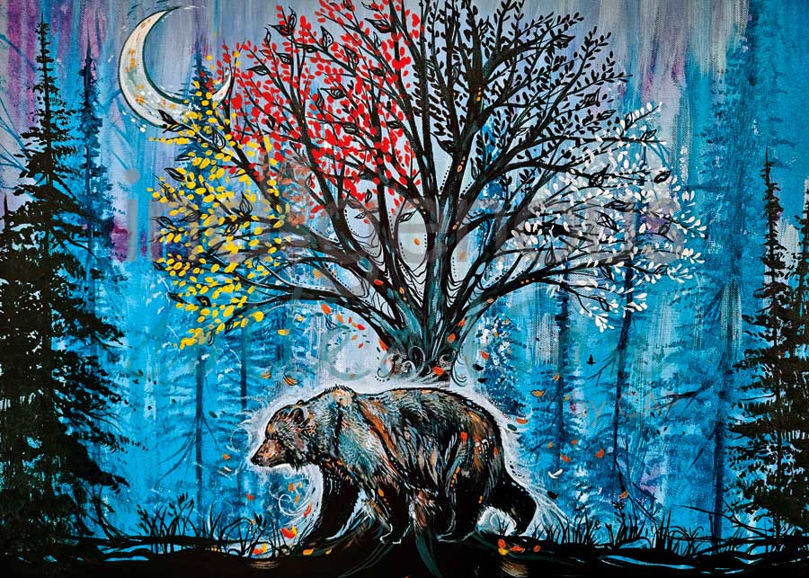 Medicine Bear by artist Carla Joseph