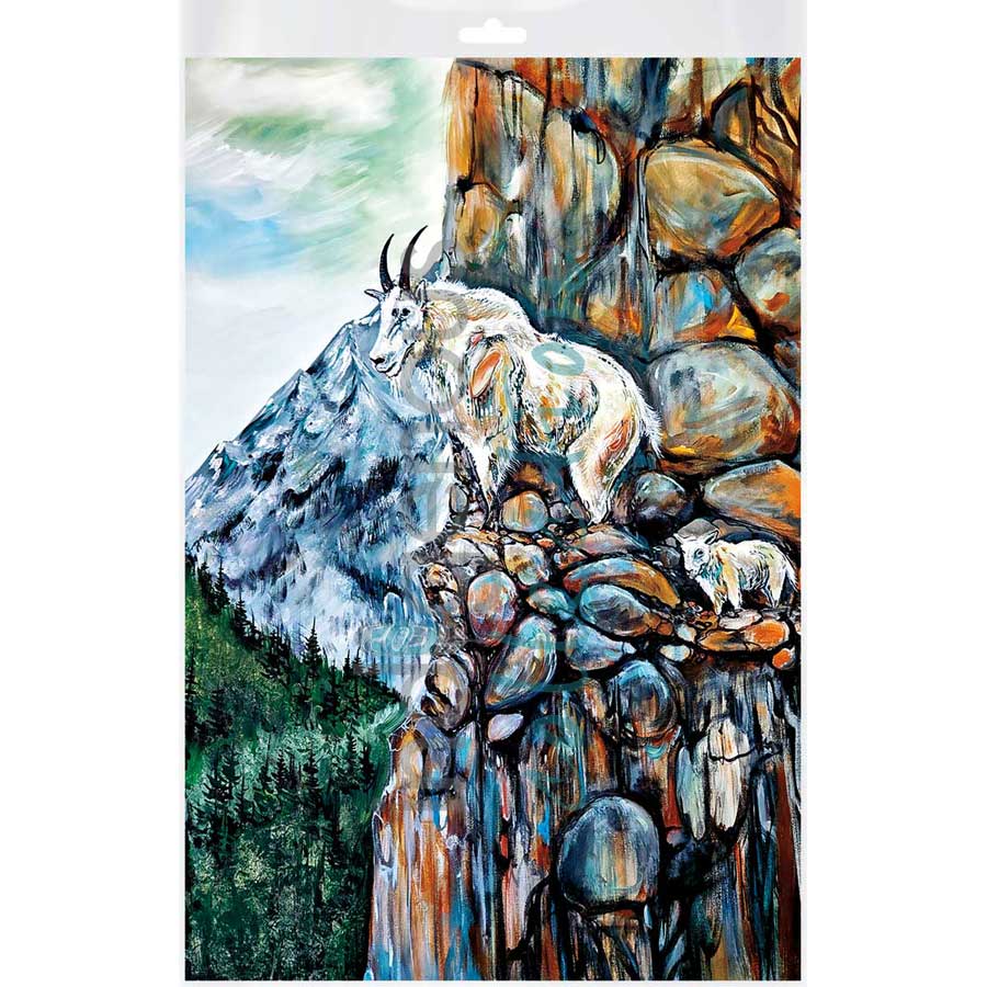 Goat Mountain by artist Carla Joseph - Métis/Cree. Indigenous Collection