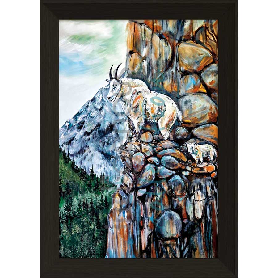Goat Mountain by artist Carla Joseph - Métis/Cree. Indigenous Collection