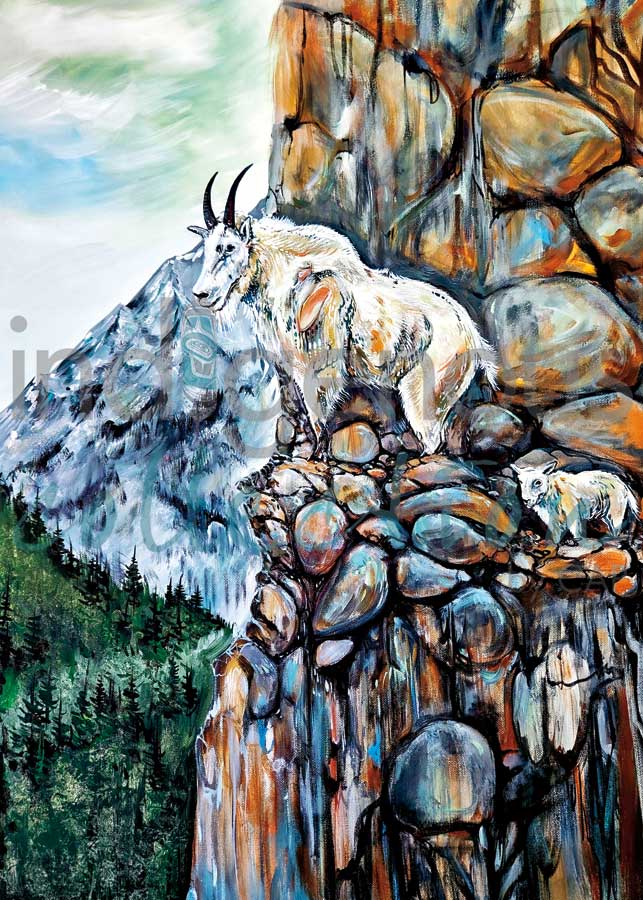Goat Mountain by artist Carla Joseph