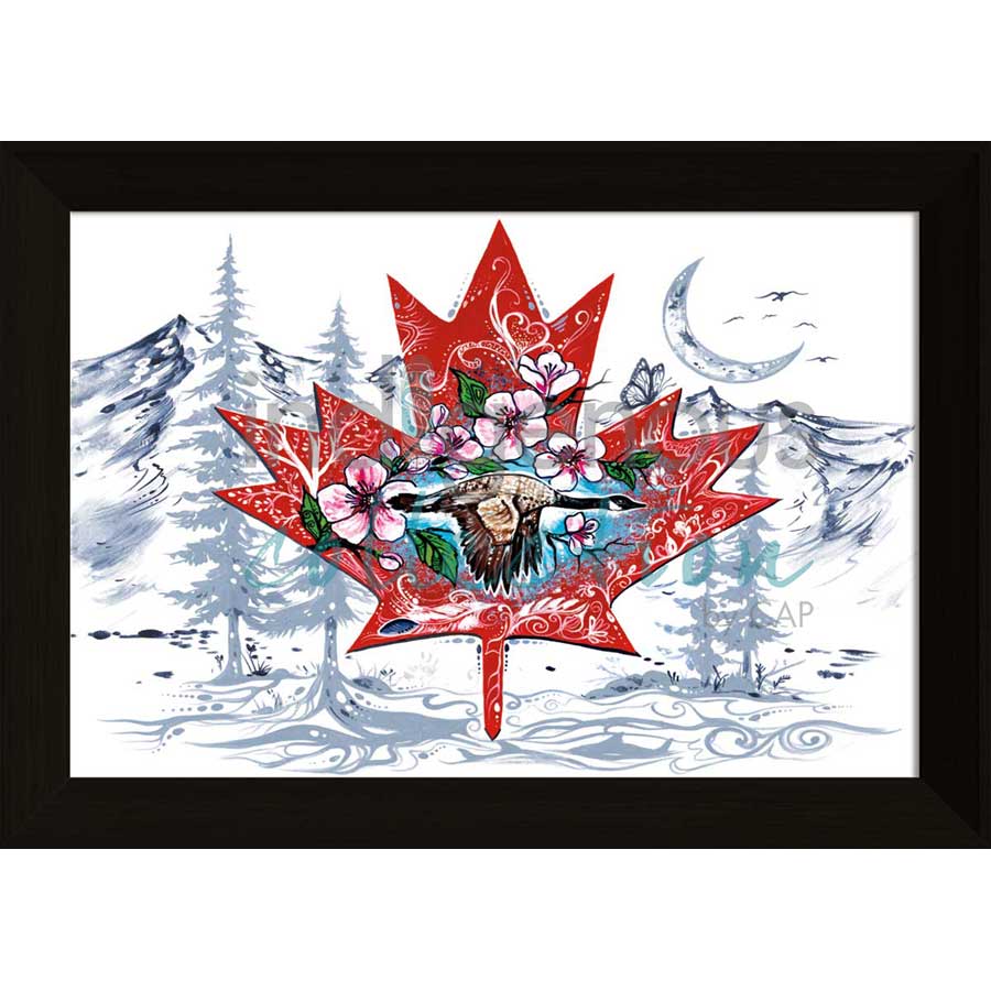 Beauty of Canada by artist Carla Joseph - Métis/Cree. Indigenous Collection