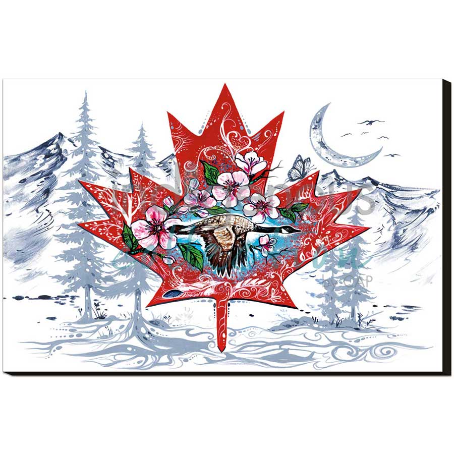 Beauty of Canada by artist Carla Joseph - Métis/Cree. Indigenous Collection