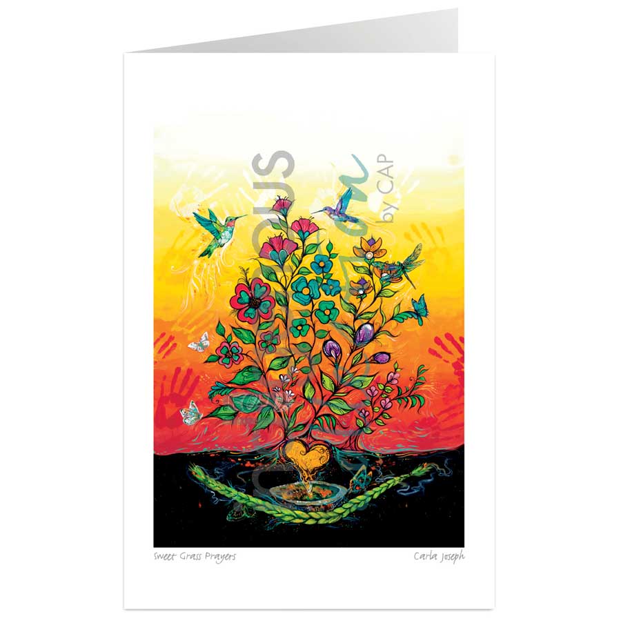 Sweet Grass Prayers by artist Carla Joseph