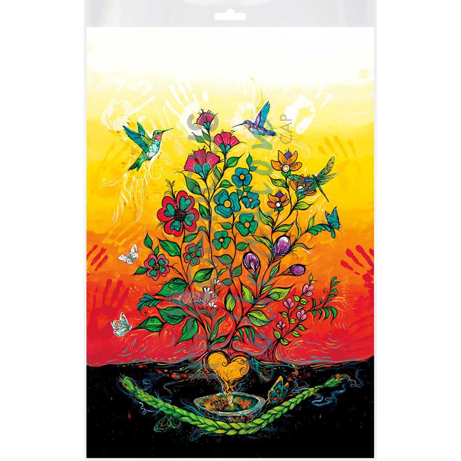 Sweet Grass Prayers by artist Carla Joseph - Métis/Cree. Indigenous Collection
