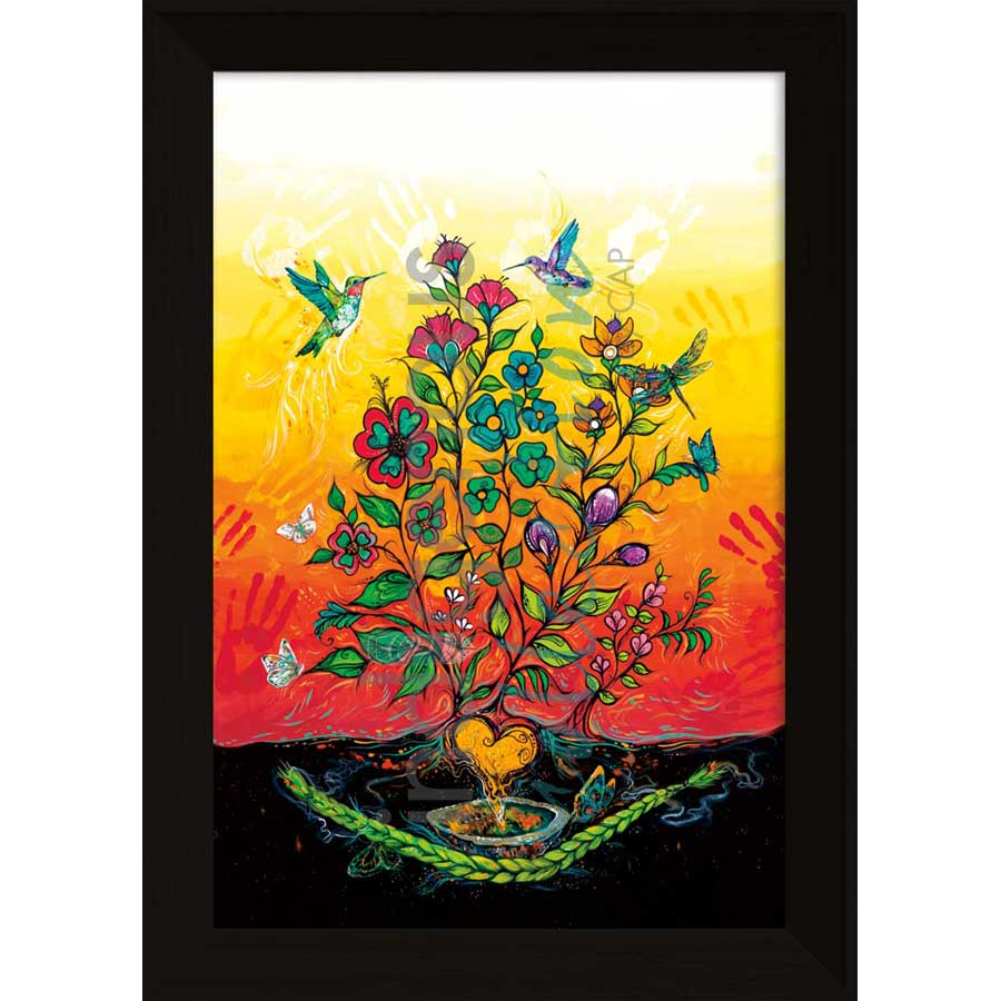 Sweet Grass Prayers by artist Carla Joseph - Métis/Cree. Indigenous Collection
