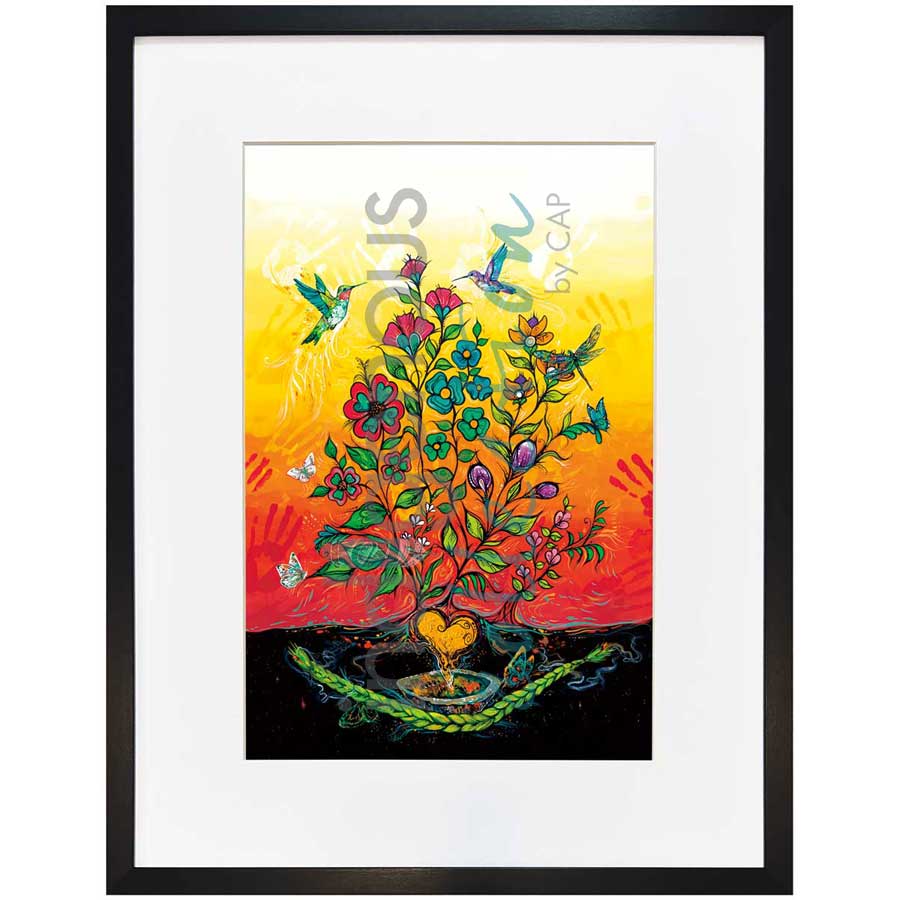 Sweet Grass Prayers by artist Carla Joseph - Métis/Cree. Indigenous Collection