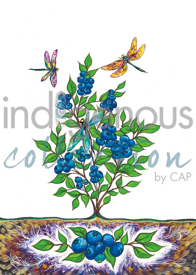 Blueberry Patch by artist Carla Joseph