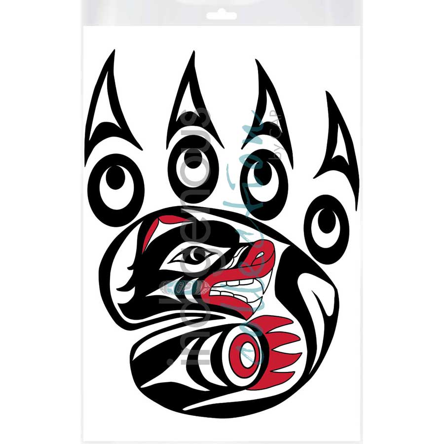 Bear Paw by artist Angela Kimble - Coast Salish / Nuu-Chah-Nulth. Indigenous Collection