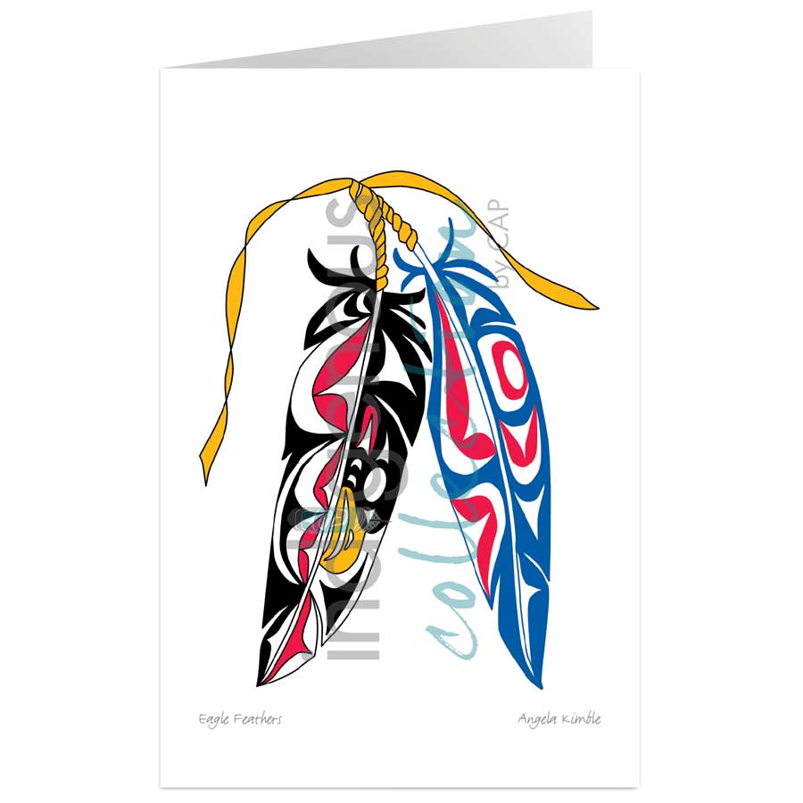 Eagle Feathers by artist Angela Kimble