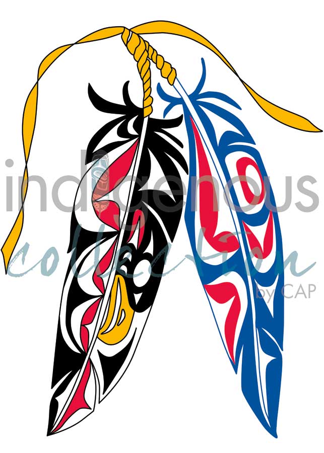 Eagle Feathers by artist Angela Kimble
