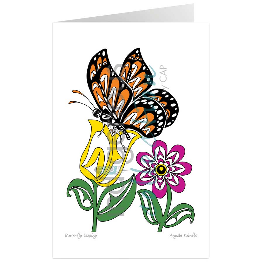 Butterfly Blessing by artist Angela Kimble