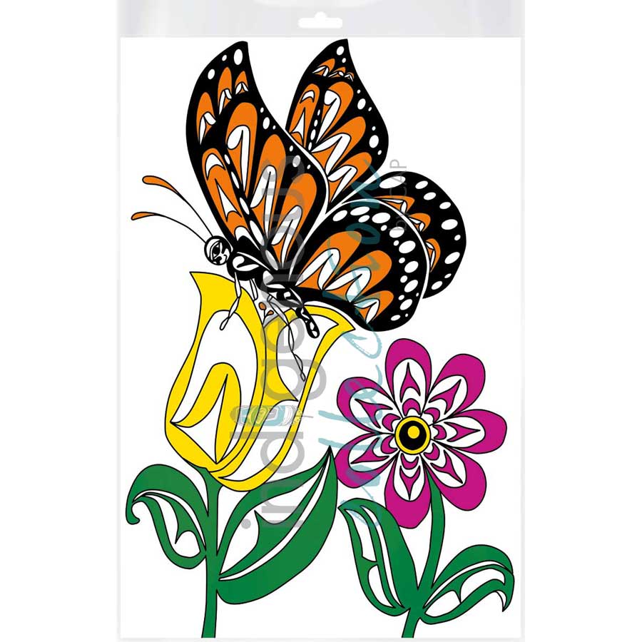 Butterfly Blessing by artist Angela Kimble - Coast Salish / Nuu-Chah-Nulth. Indigenous Collection