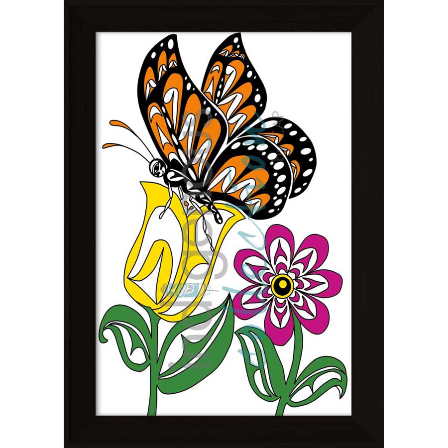 Butterfly Blessing by artist Angela Kimble - Coast Salish / Nuu-Chah-Nulth. Indigenous Collection
