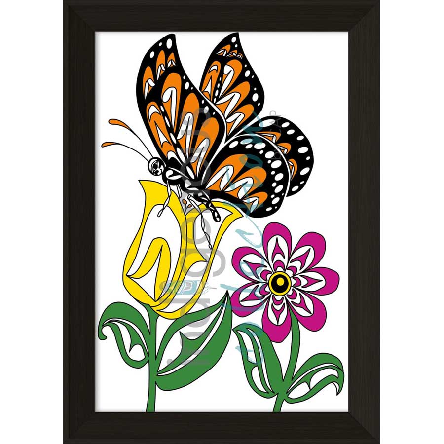 Butterfly Blessing by artist Angela Kimble - Coast Salish / Nuu-Chah-Nulth. Indigenous Collection