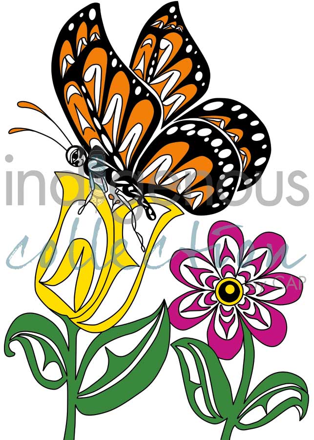 Butterfly Blessing by artist Angela Kimble