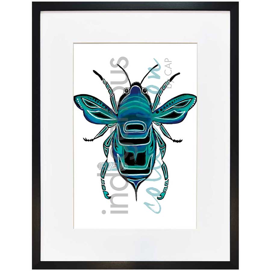 Bee by artist Diane Levesque - Kwakwaka'wakw. Indigenous Collection