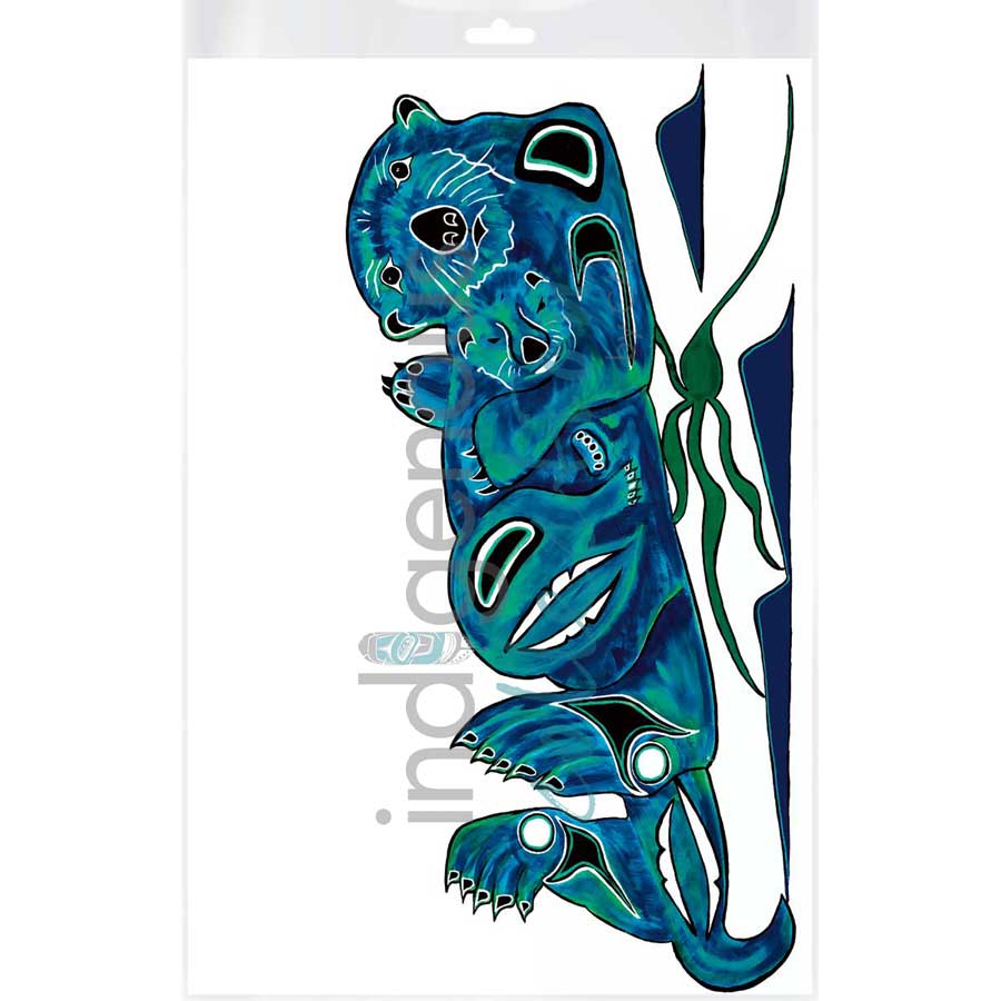 Otters by artist Diane Levesque - Kwakwaka'wakw. Indigenous Collection