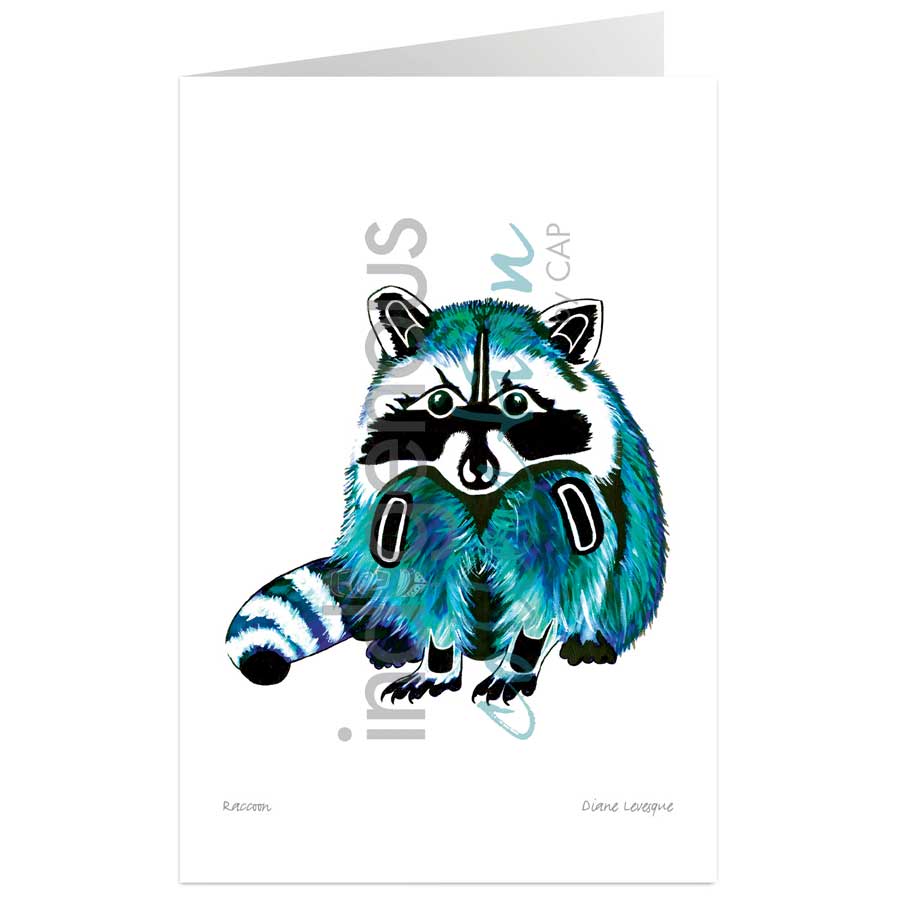Raccoon by artist Diane Levesque