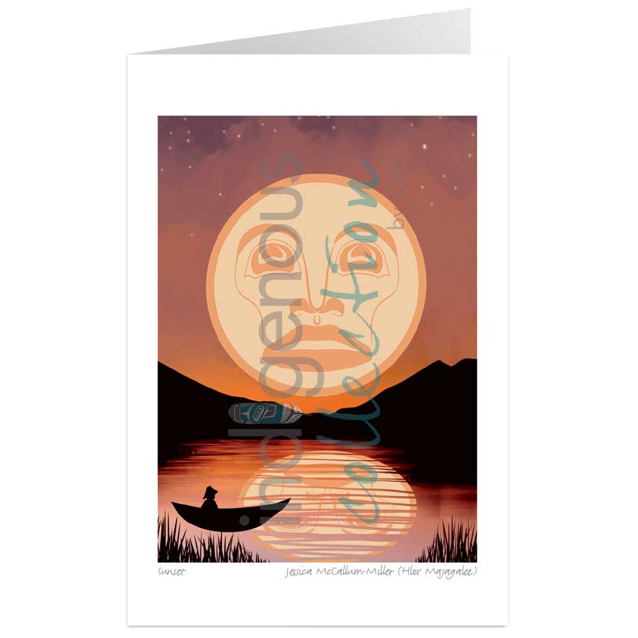 Sunset by artist Jessica McCallum-Miller (Hlox Majagalee)