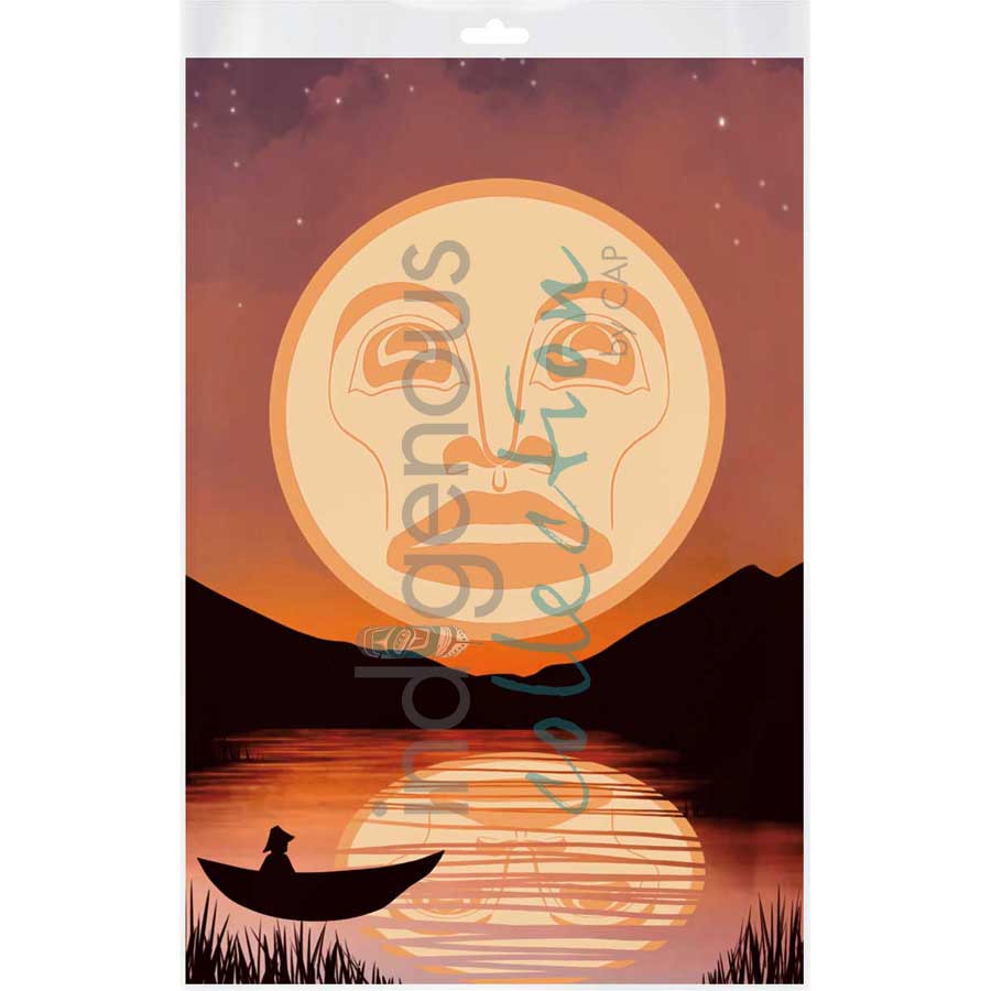 Sunset by artist Jessica McCallum-Miller (Hlox Majagalee) - Gitksan. Indigenous Collection