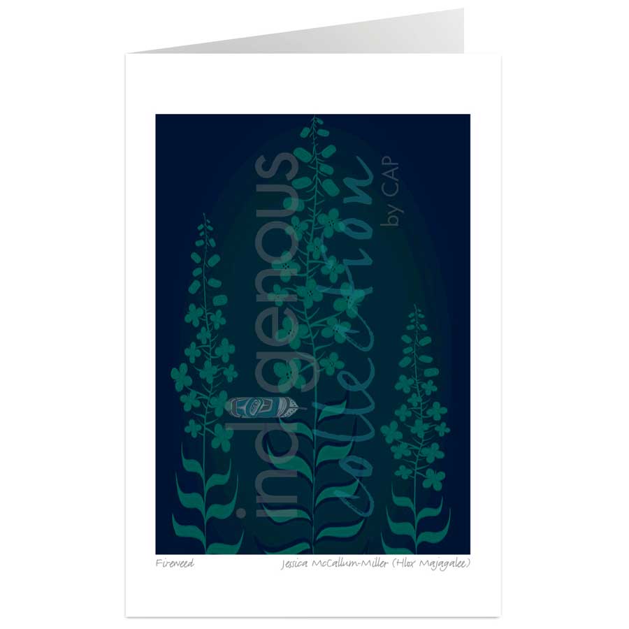 Fireweed by artist Jessica McCallum-Miller (Hlox Majagalee)