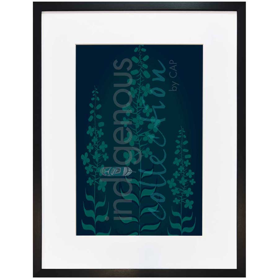 Fireweed by artist Jessica McCallum-Miller (Hlox Majagalee) - Gitksan. Indigenous Collection