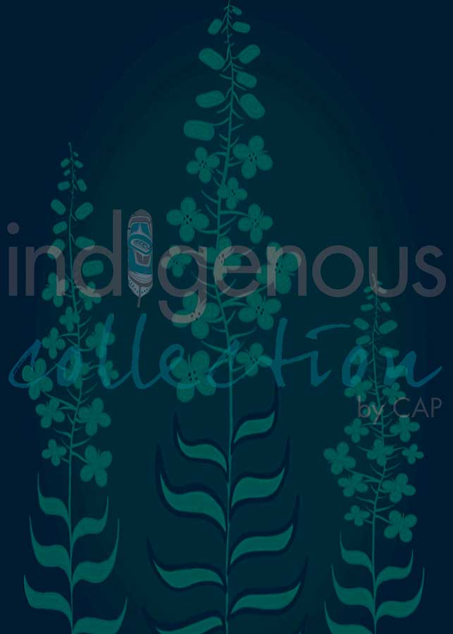 Fireweed by artist Jessica McCallum-Miller (Hlox Majagalee)