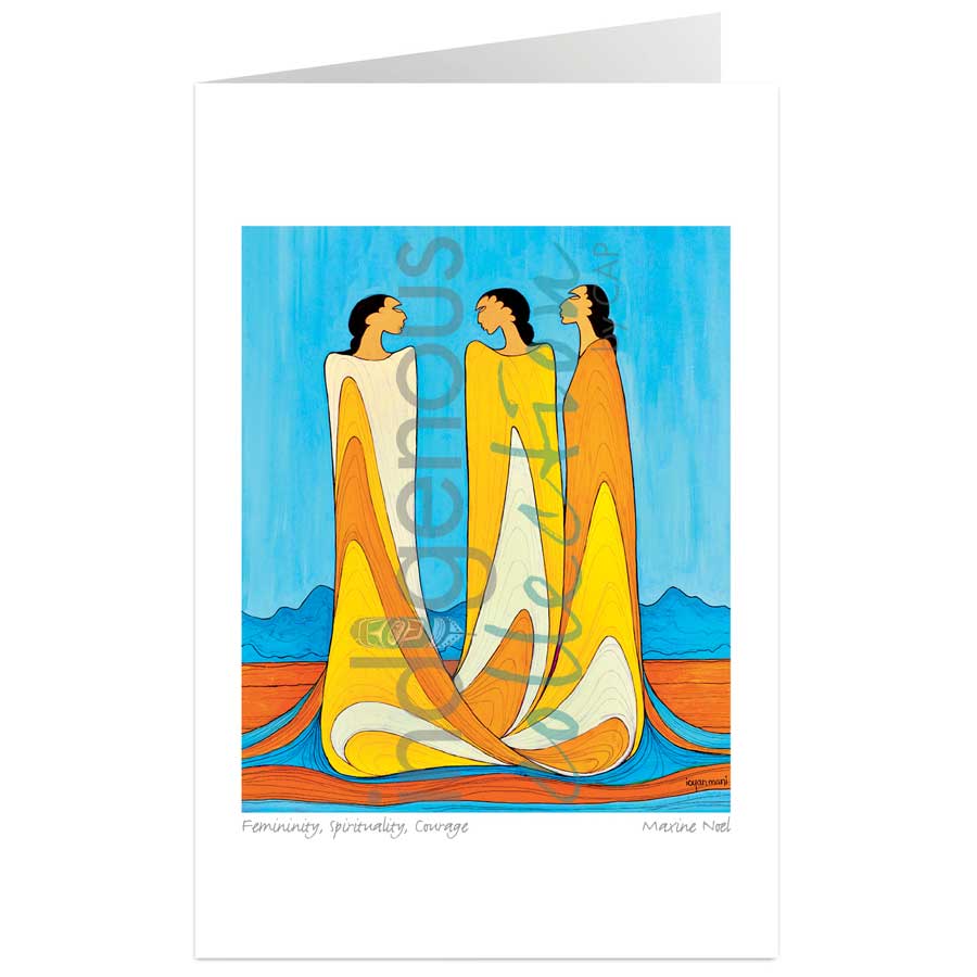Femininity, Spirituality, Courage by artist Maxine Noel