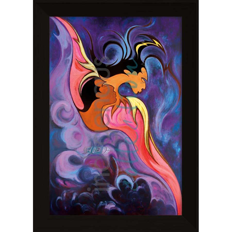 Thunder and Lightning by artist Maxine Noel - Santee Oglala Sioux. Indigenous Collection